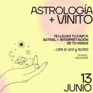 Astrología + vinito · Viernes 13/06
